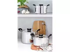 Jogo de Panelas Tramontina Grano Compact em Aço Inox 3 Peças - 5