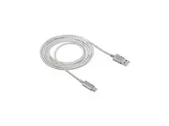 Cabo USB-C Intelbras 1,5m Nylon EUAC 15NB Branco - 1