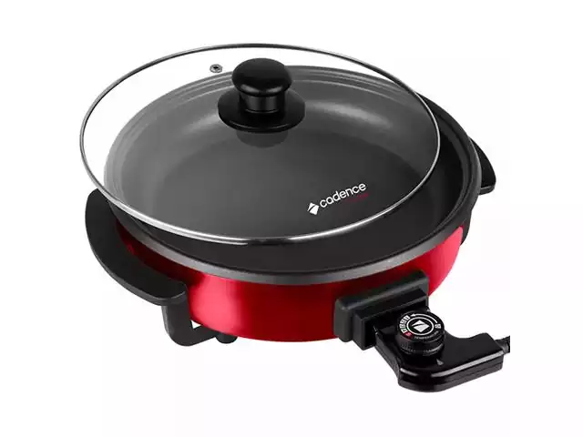 Panela Elétrica Multifuncional Cadence Rouge Vermelha 1250W