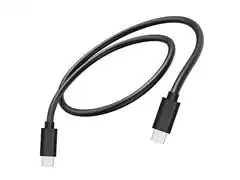Cabo de Dados Motorola Original USB C para USB C 1 Metro Preto