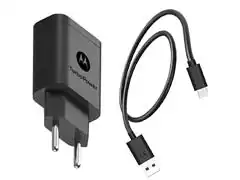 Carregador de Parede Motorola Turbo Power 10W com Cabo USB C Preto - 2