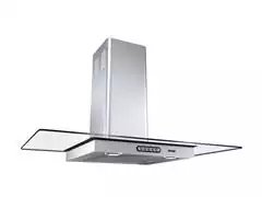 Coifa de Parede Vidro Reto Fogatti Inox Duto Slim 90CM