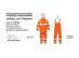 Conjunto impermeable Truper Talla ch Reflejante Naranja - 2