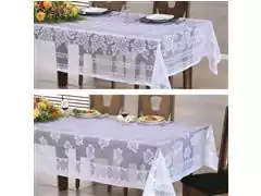 Toalha de Mesa Renda Bene Casa 160 x 220cm Branca