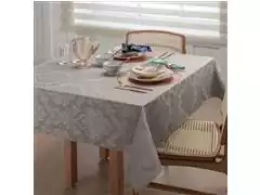 Toalha de Mesa Damask Tessi Jacquard Adamascado 160 x 260cm Fendi - 0