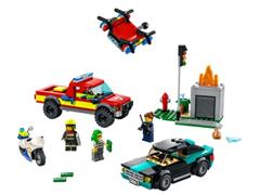 Rescate De Bomberos Y Persecución Policial Lego - 1