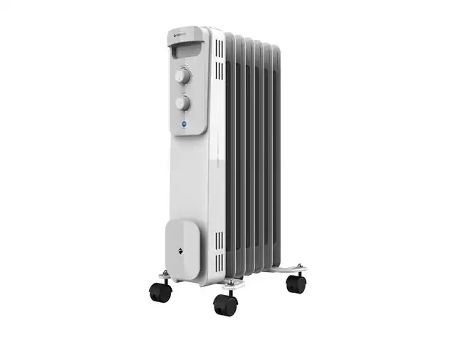 Aquecedor Elétrico À Óleo Cadence Max AQC260 Branco/Cinza 1500W