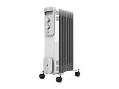 Aquecedor Elétrico À Óleo Cadence Max AQC260 Branco/Cinza 1500W