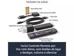 Fire TV Stick FullHD C/ Controle Remoto por Voz Alexa e Comandos TV - 4