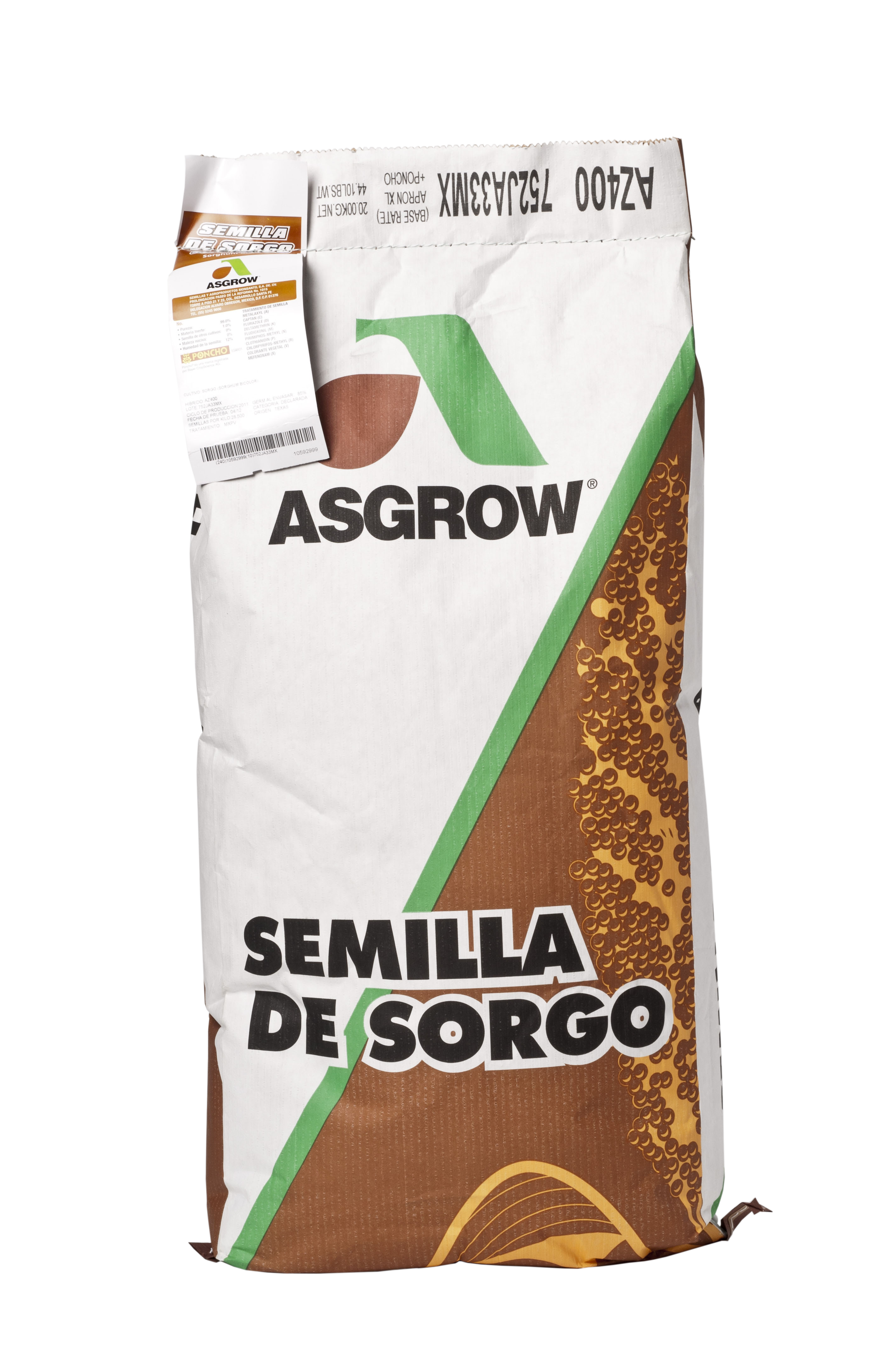 Semilla de Sorgo Zircon Tratada con Poncho + Apron