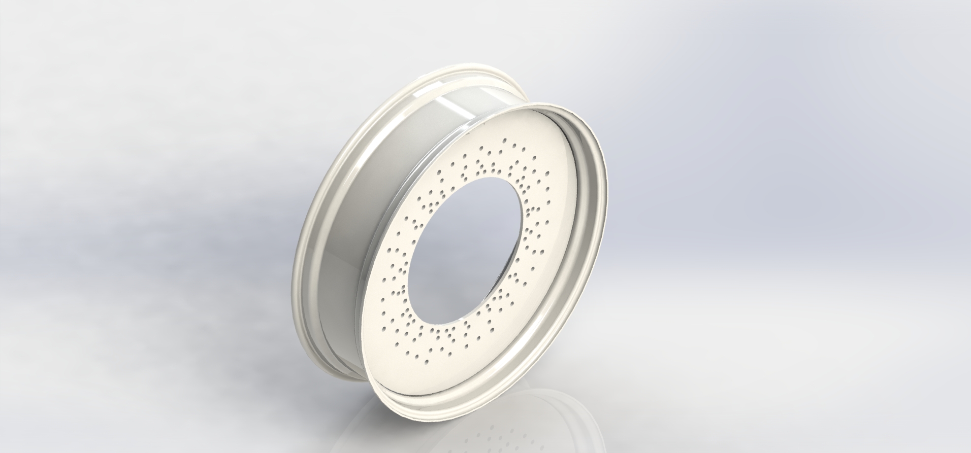 ARO W 12" x 46" MULTIFURO (BRANCO)